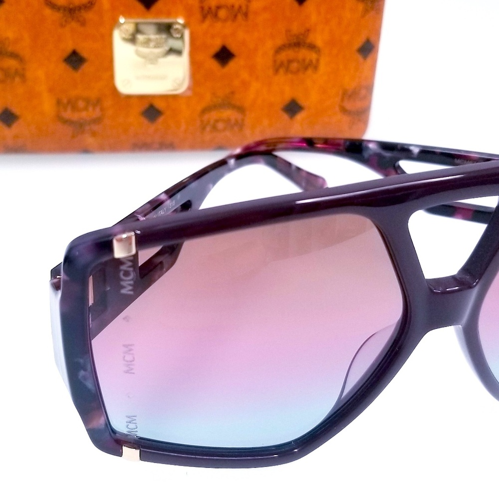 NWT MCM 671S-613WINE MARBLE SUNGLASSES - Picture 3 of 4